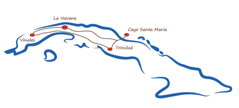 carte circuit Baroudeur "La Perle des Caraïbes" 
